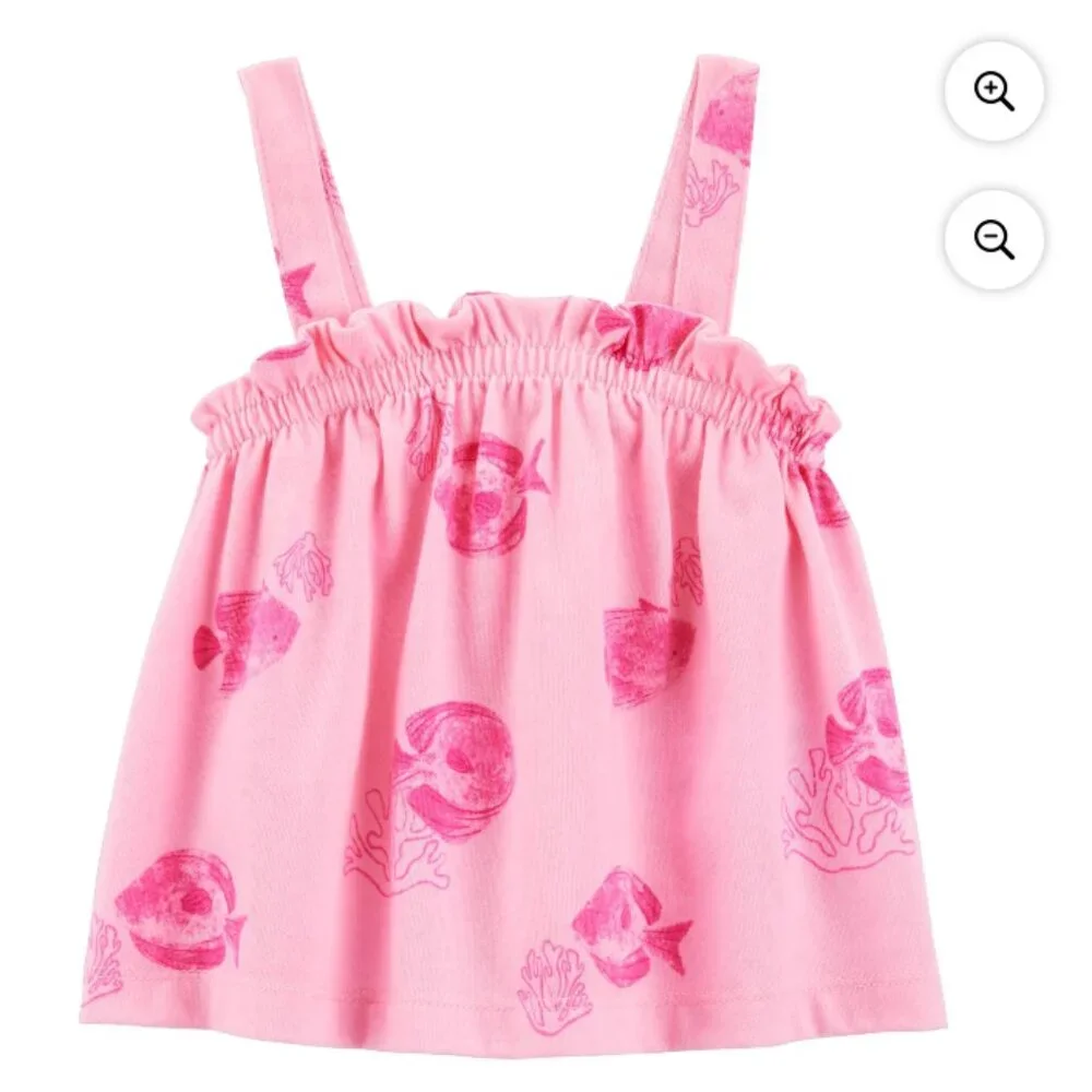 Carter's Child of Mine Baby Girl 3-Piece Set: Fish Print